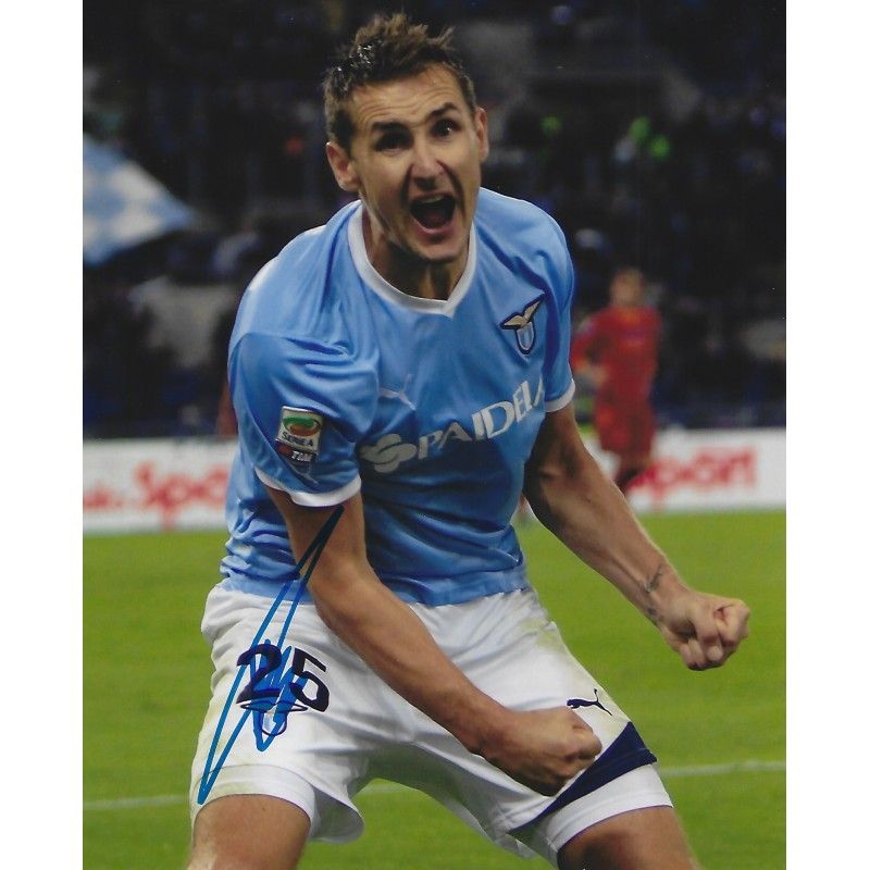 Miroslav Klose Lazio   autograph  Signed photo 8x10 inch. Autographed Signed KLOSE Autographed Klose