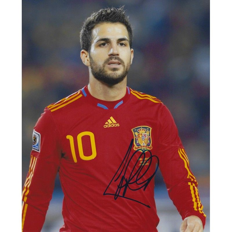 SPAIN Cesc Fabregas autograph  Signed photo 8x10 inch. Autographed Signed Spain FABREGAS Autographed Fabregas Cesc