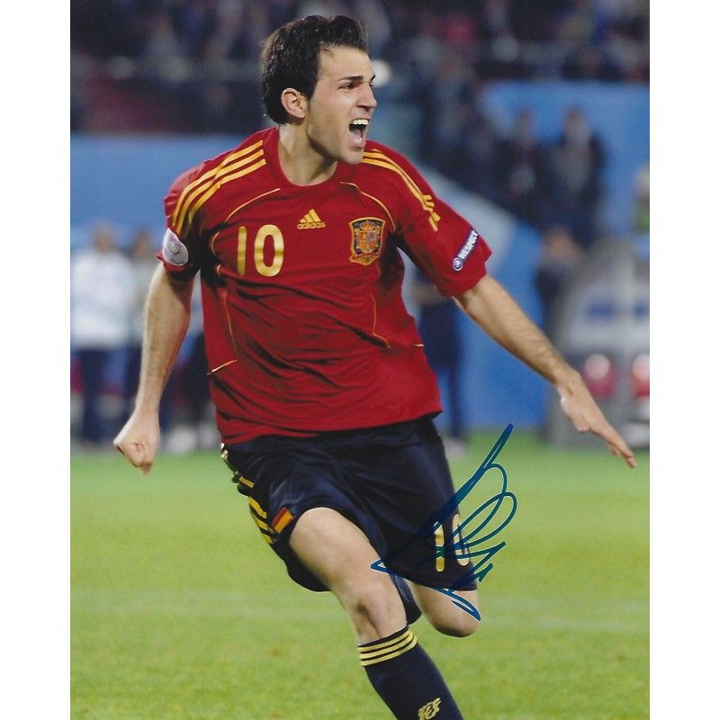 SPAIN Cesc Fabregas autograph  Signed photo 8x10 inch. Autographed Signed Spain FABREGAS Autographed Fabregas Cesc