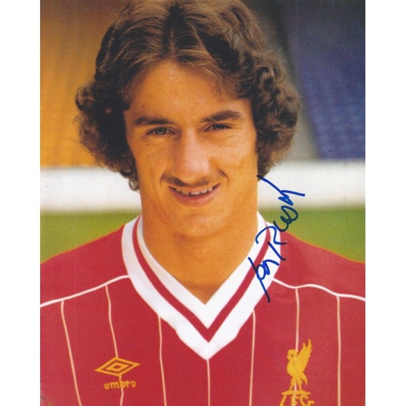 Liverpool Ian Rush  autograph  Signed photo 8x10 inch. Autographed Signed Liverpool Rush Autographed RUSH