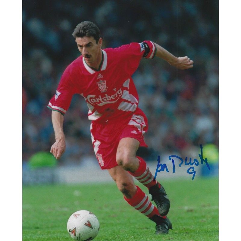 Liverpool Ian Rush  autograph  Signed photo 8x10 inch. Autographed Signed Liverpool Rush Autographed RUSH