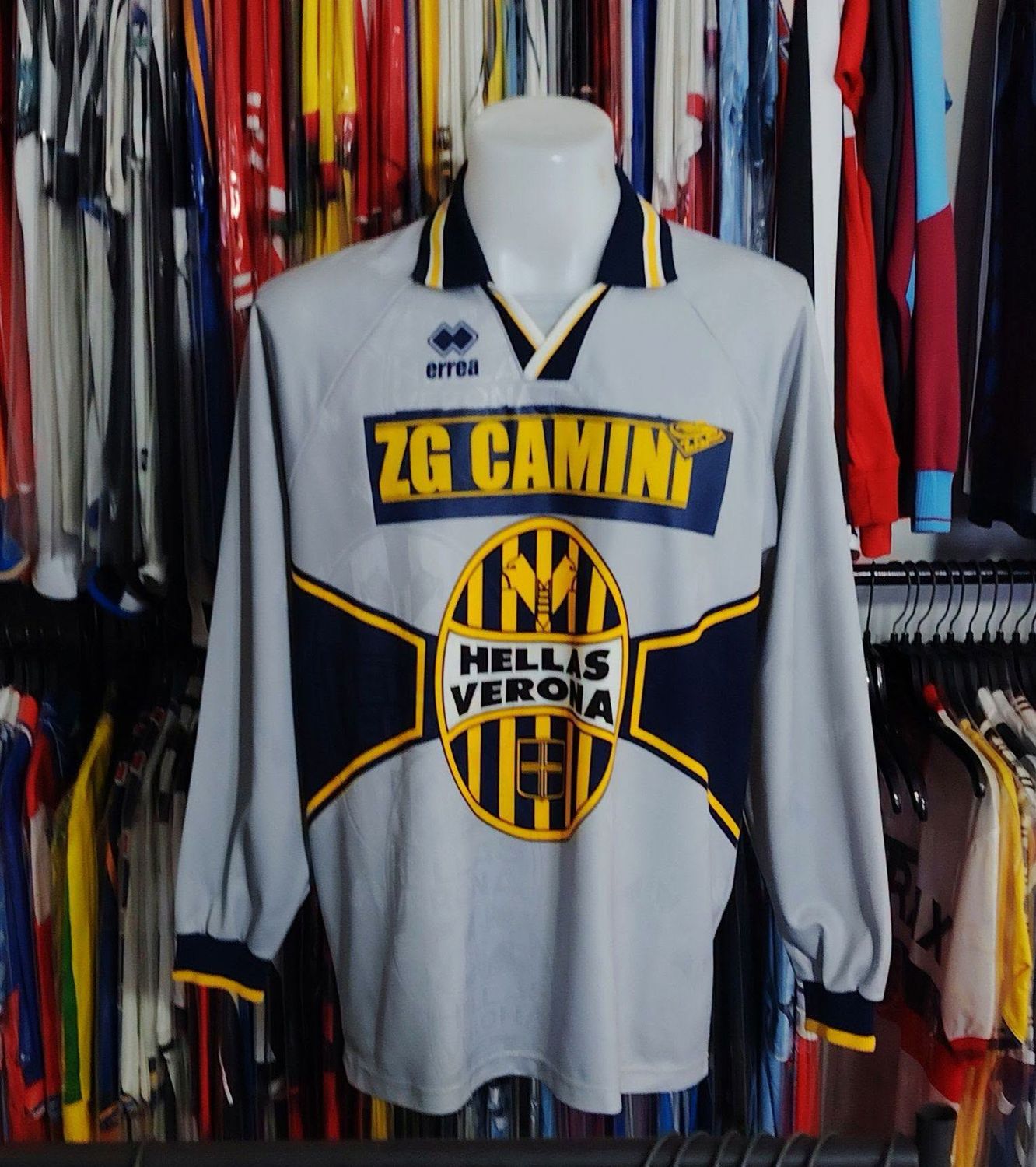 Hellas Verona Rare  1995 1998  Original  Maglia Hellas Verona Camisas Camisetas 95/98  Hellas Verona Originals Maglia Originale