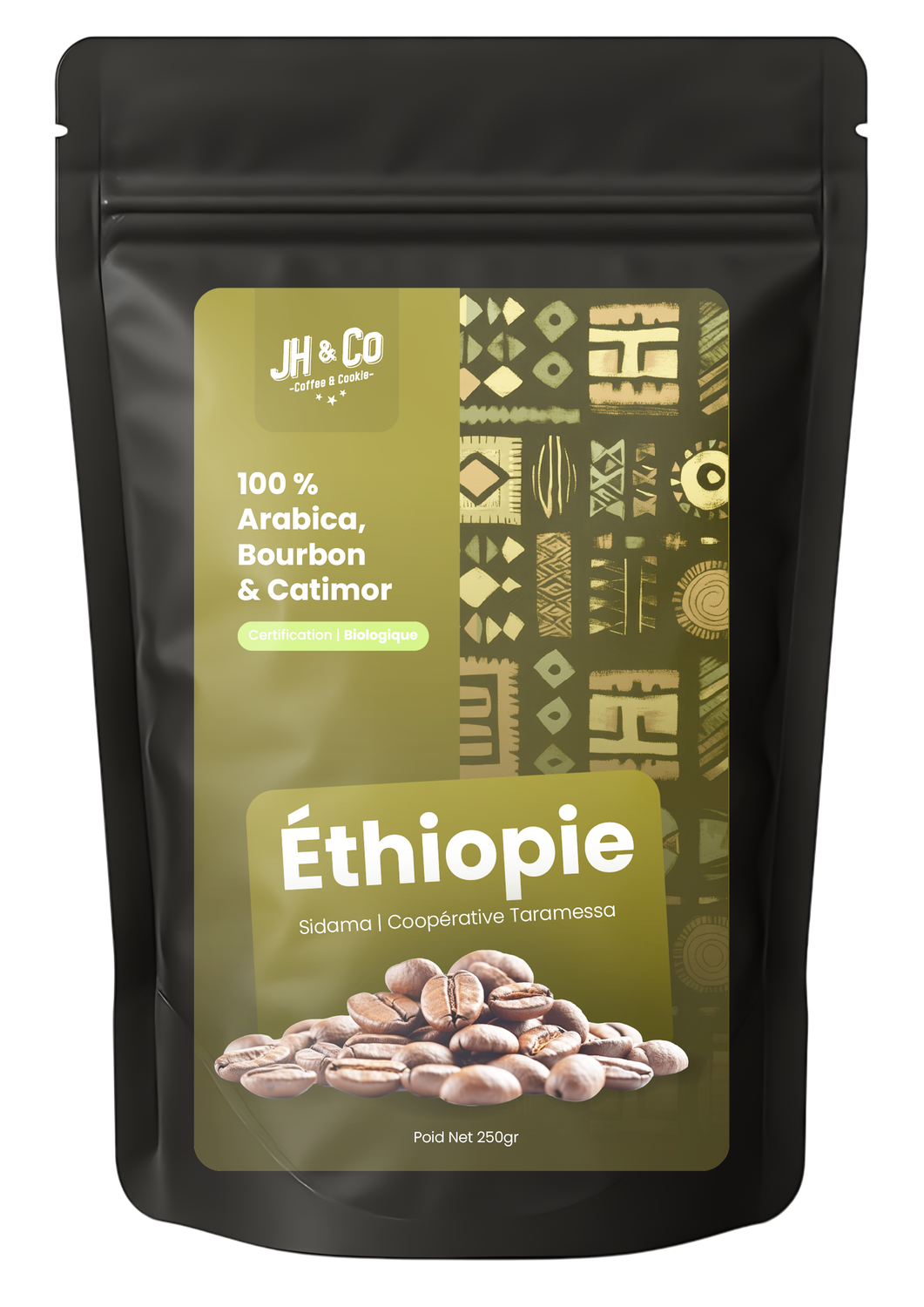 Éthiopie – Sidama, Coopérative Taramessa (Naturel, Grade 4)