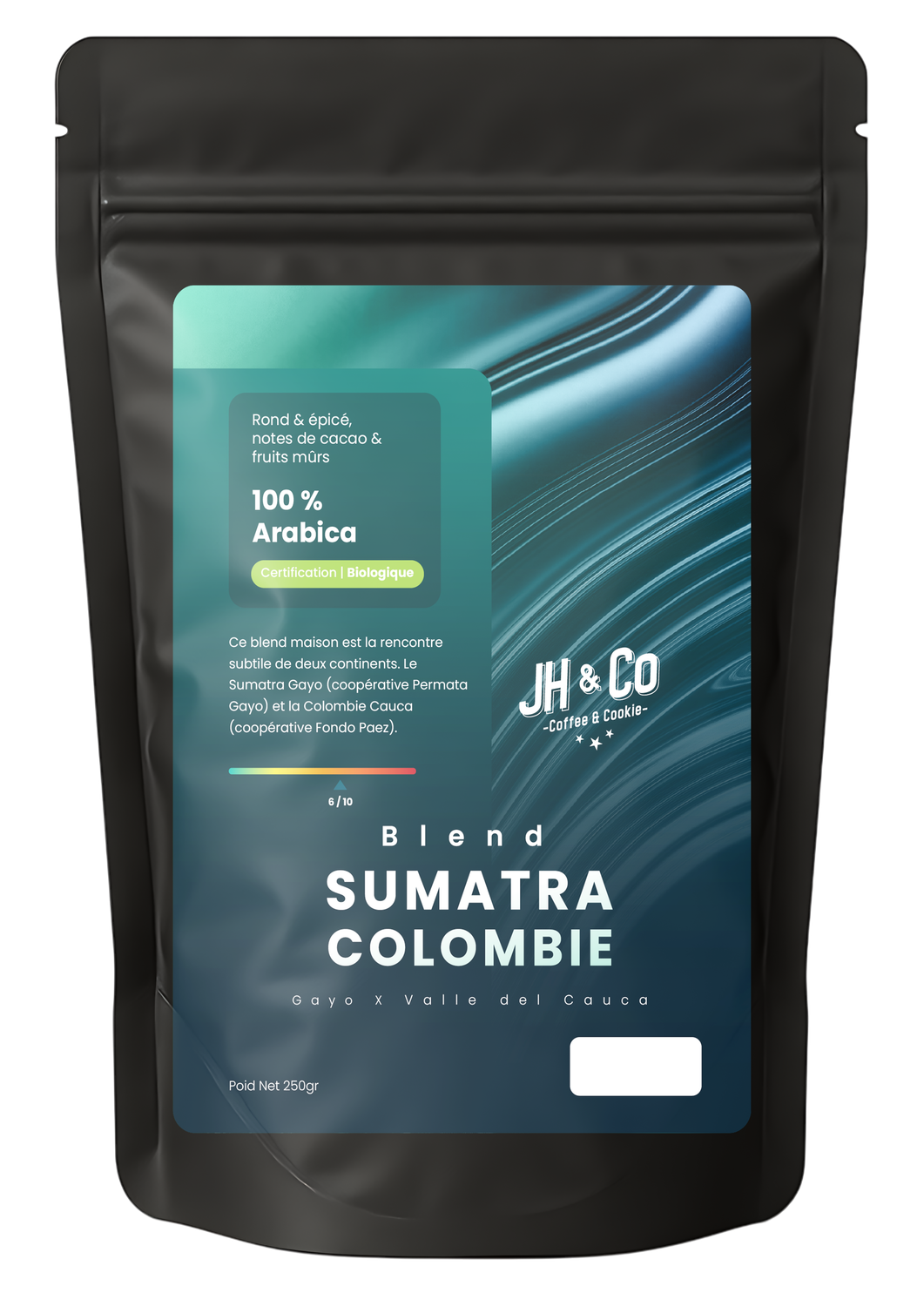 Blend Sumatra &amp; Colombie – 100 % Arabica