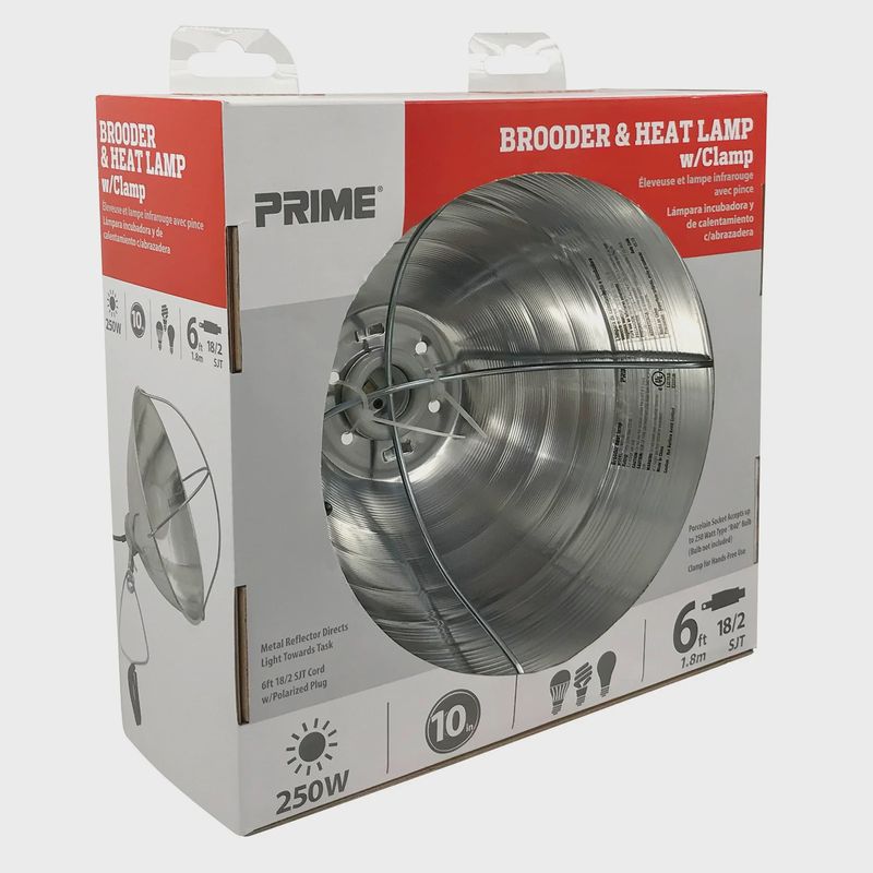 Brooder &amp; Heat Lamp w/Clamp