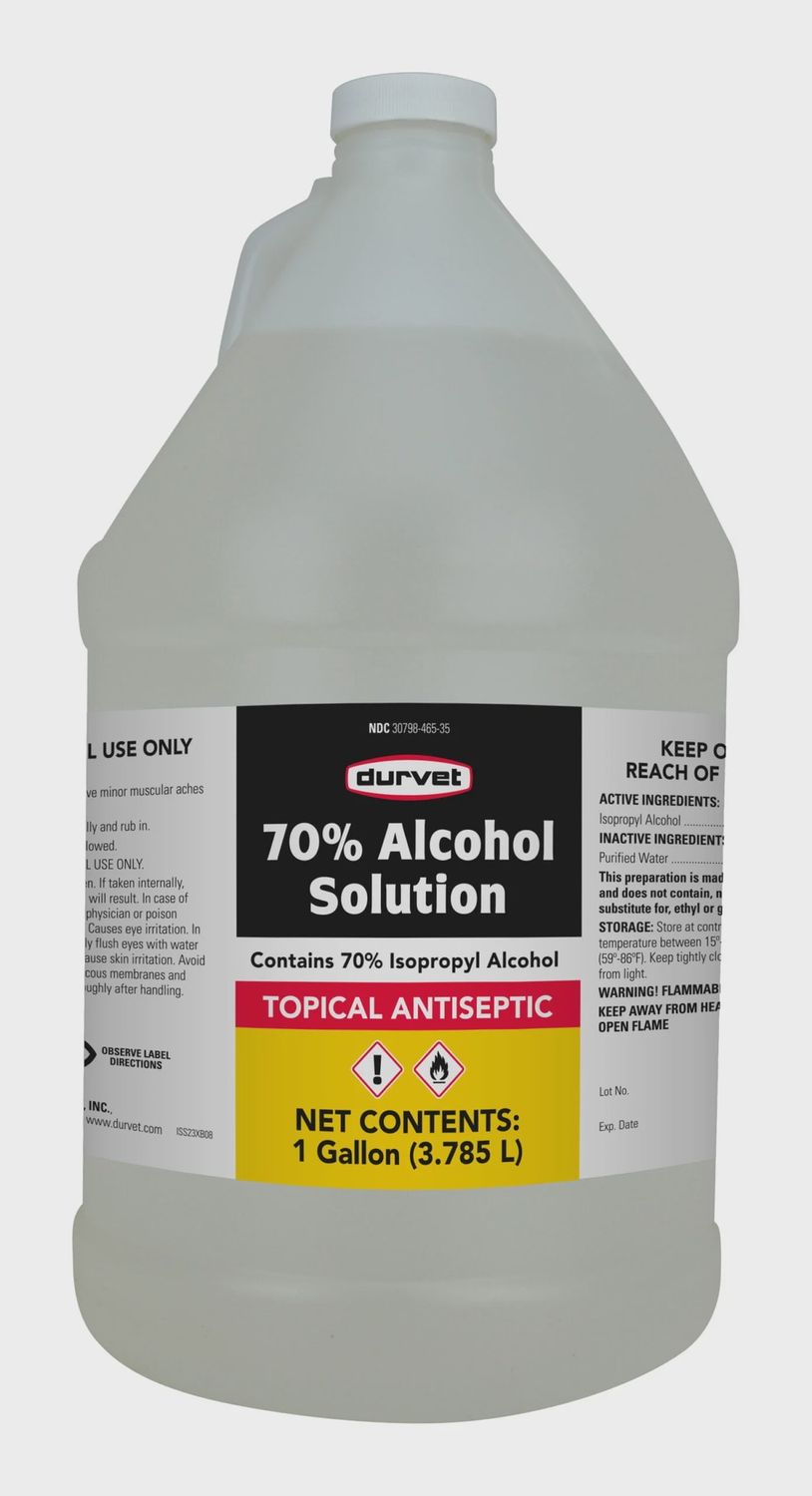 Durvet 70% Alcohol solution