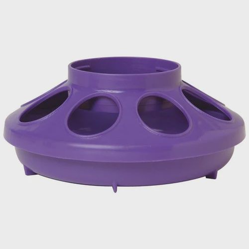 1 QT Plastic Feeder Base, Color: Purple