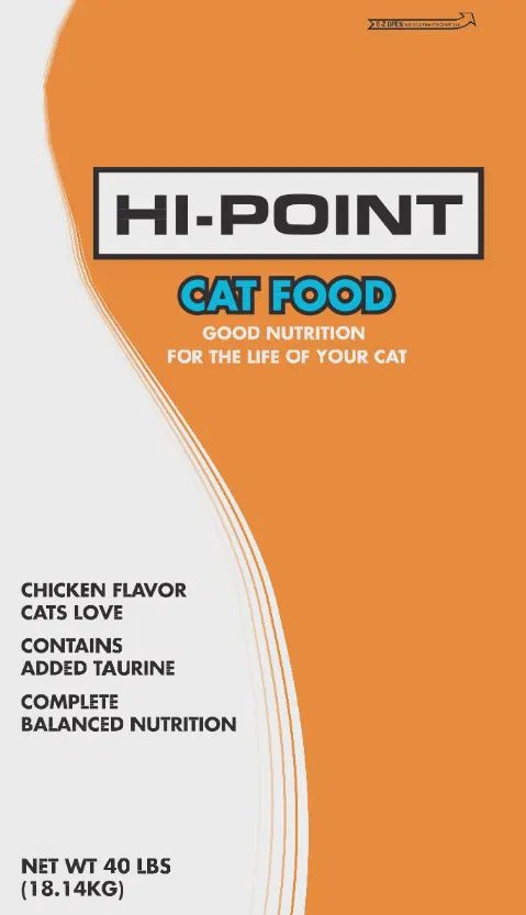 Hi Point Cat Food, Size: 20LB