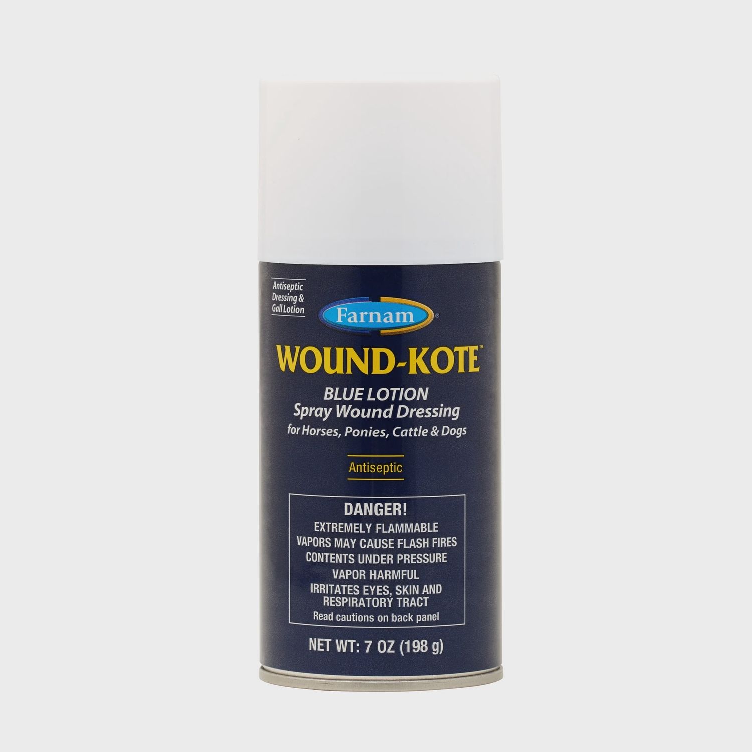 Farnam Wound-KoFarnam Wound-Kote Blue Lotion Spray Wound Dressing for Horses, Cattles and Morete Spray