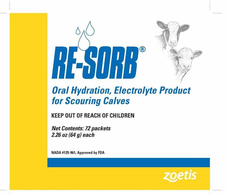 Re-Sorb Electrolyte for Scouring Calves