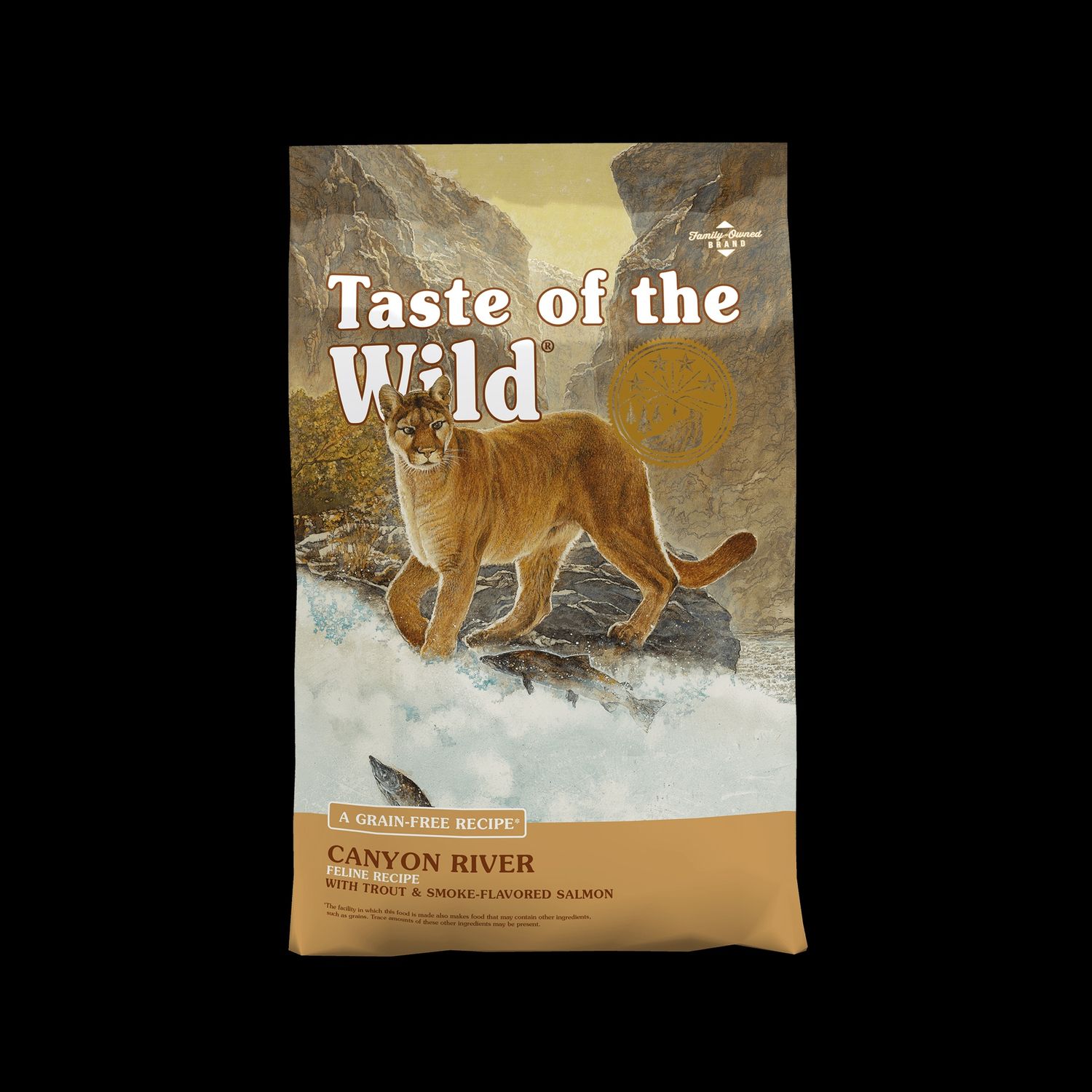 Taste Of The Wild Cat Food, Size: 5LB, Type: Canyon River Feline Recipe with Trout &amp; Smoke-Flavored Salmon