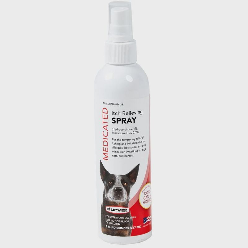 Durvet Medicated Itch Relieving Spray, 8oz
