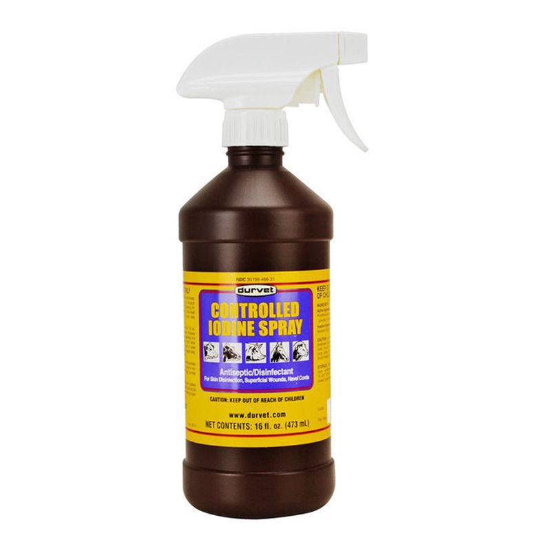 Durvet Controlled Iodine Spray - 16 oz
