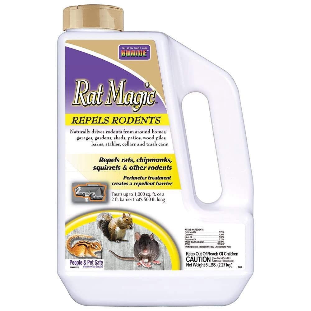 Bonide Rat Magic Rodent Repellent, Size: 5 LBS