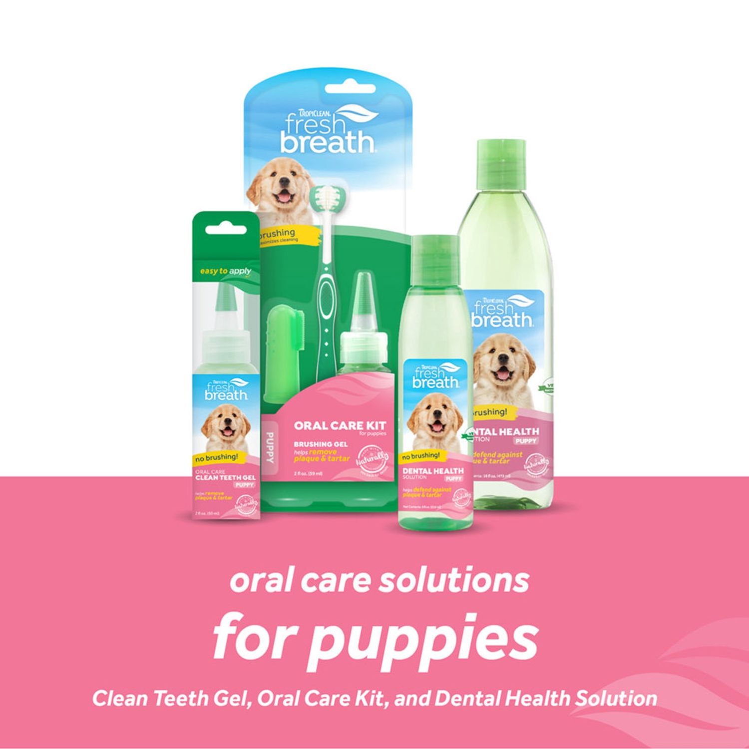Fresh Breath Brushing Gel, Type: For Puppies
