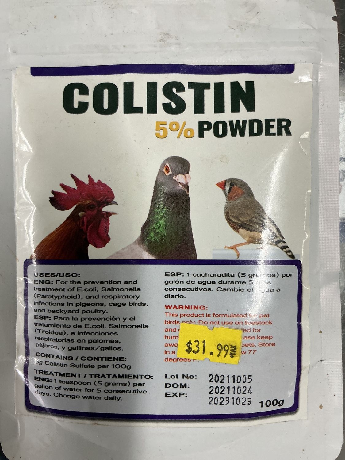 Colistin 5% Powder