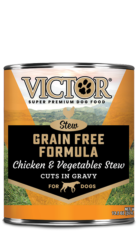 Victor Grain Free Formula Chicken and Vegetables Stew Cuts in Gravy