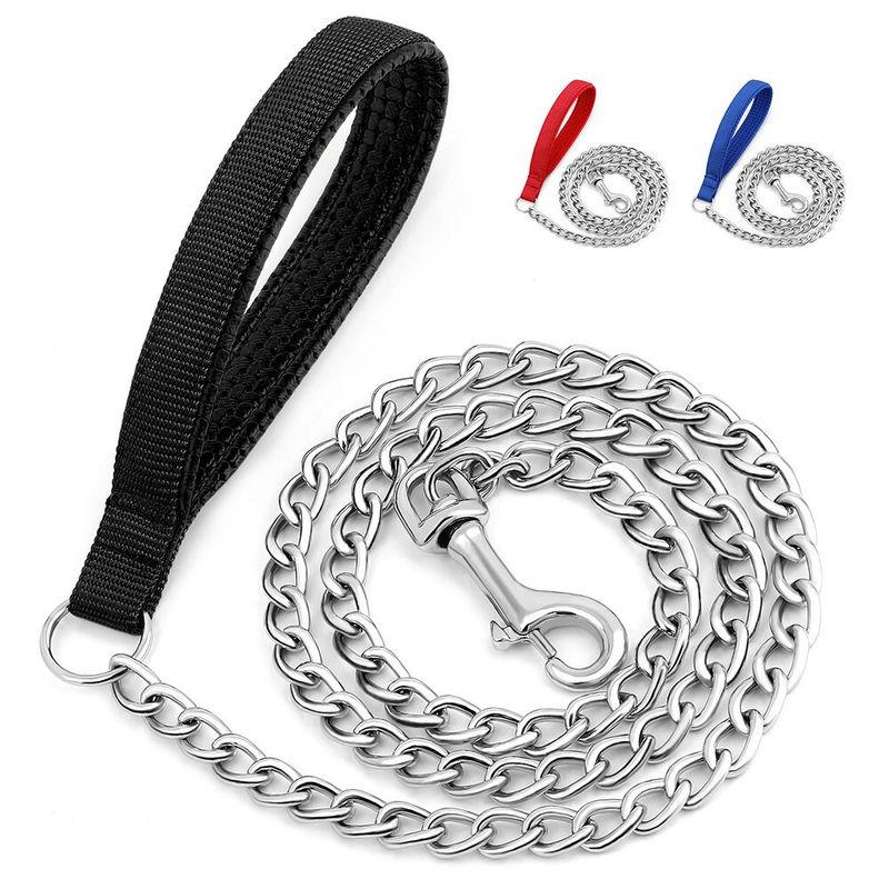 Chain Lead w/ Neoprene padded handle