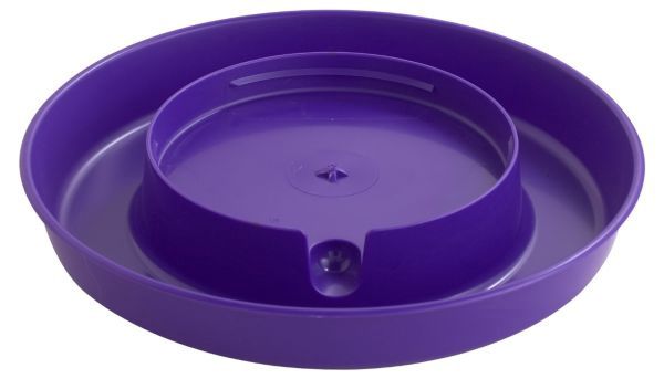 1 Gallon Plastic Screw-On Poultry Waterer Base