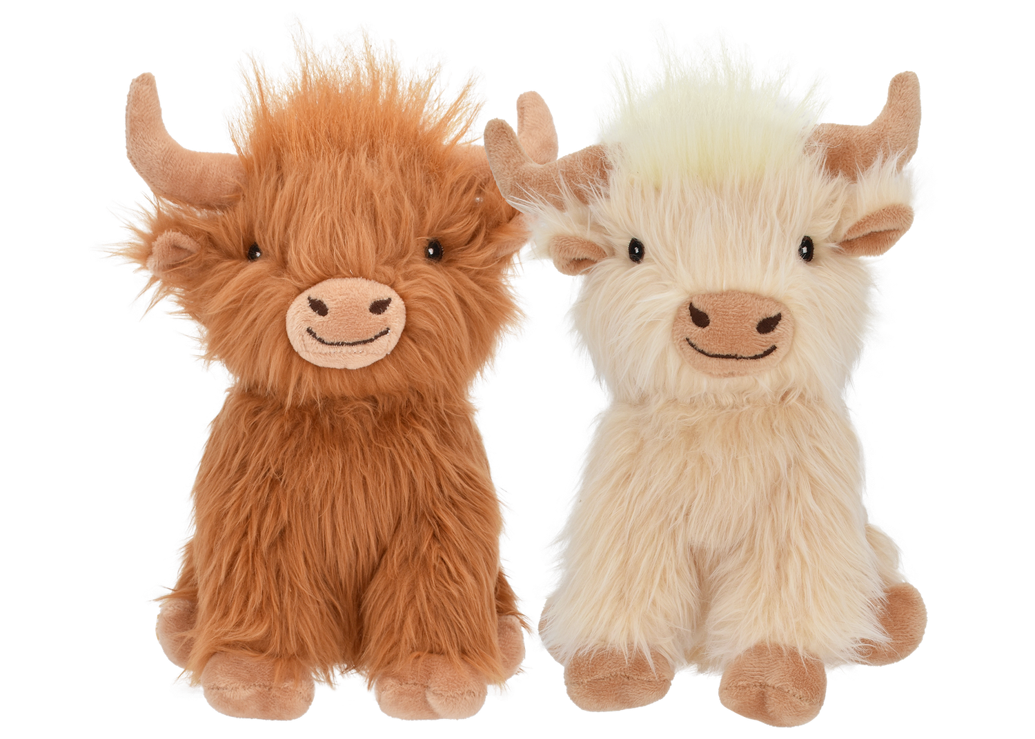 Multipet Highland Cow Toy, Color: Brown