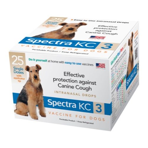 Durvet Canine Spectra KC3 - (Box of 25), Type: 25 Doses - (With Syringes)