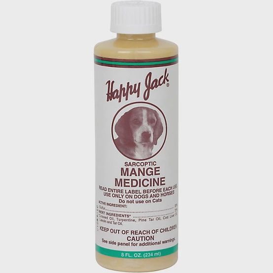 Happy Jack Mange Medicine for Dogs - 8 oz.