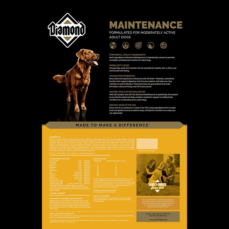 Diamond Maintenance Formula Adult Dry Dog Food