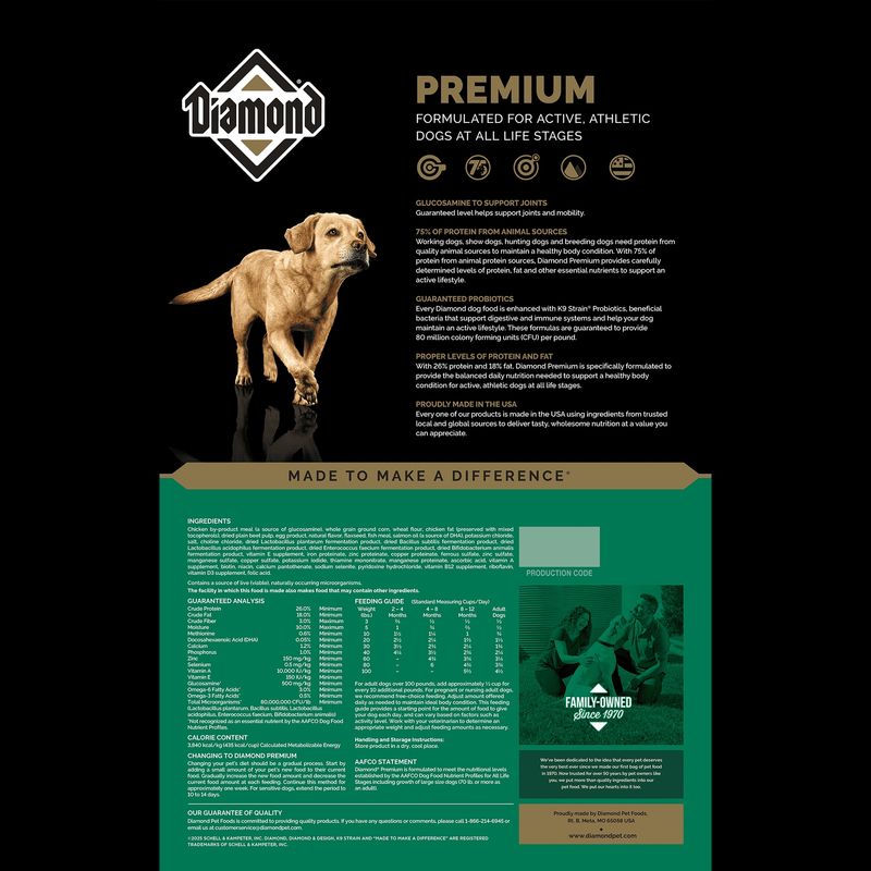 Diamond Premium Formula All Lifestages Dog Food