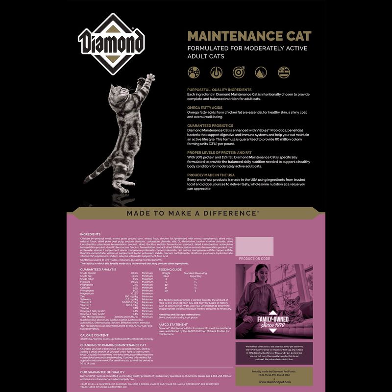 Diamond Maintenance Formula Adult Cat Food