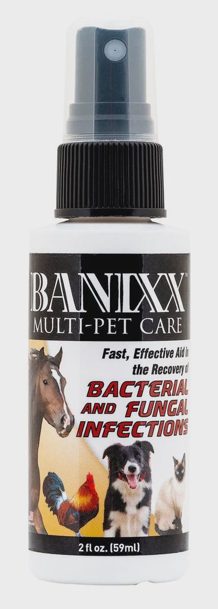 Banixx Multi-Species Bacterial &amp; Fungal Infections Solution, Type: 2 fl oz Bottle