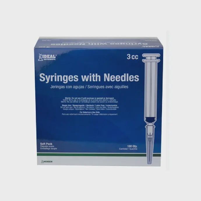 18G x 1 Luer Lock Syringes - 100 ct