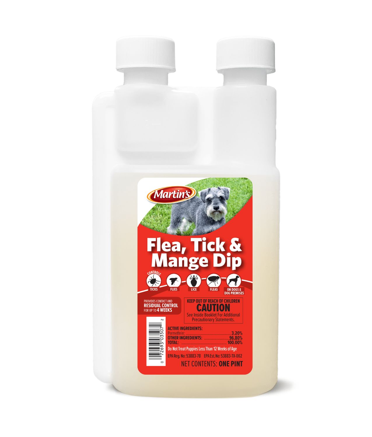 Martin's Flea, Tick &amp; Mange Dip