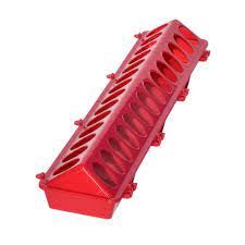 Plastic Ground Feeder, Color: Red