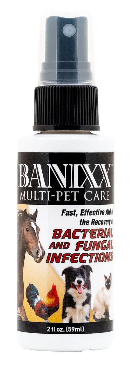 Banixx Multi-Species Bacterial &amp; Fungal Infections Solution, Type: 2 fl oz Bottle