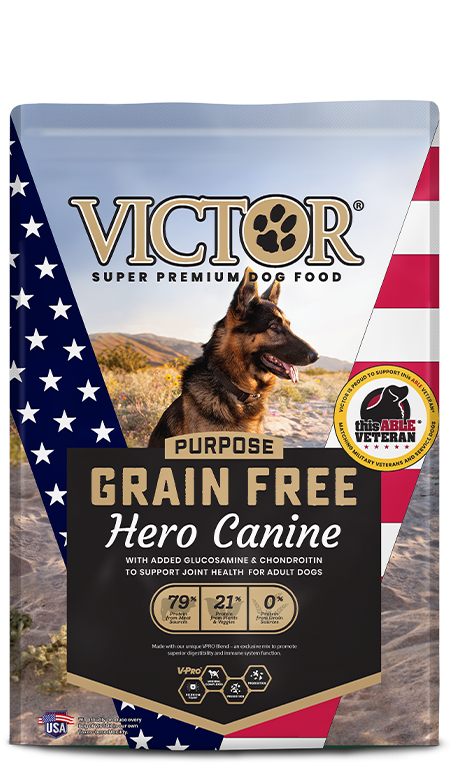 Victor Purpose Grain Free Hero Canine, Size: 5 LB