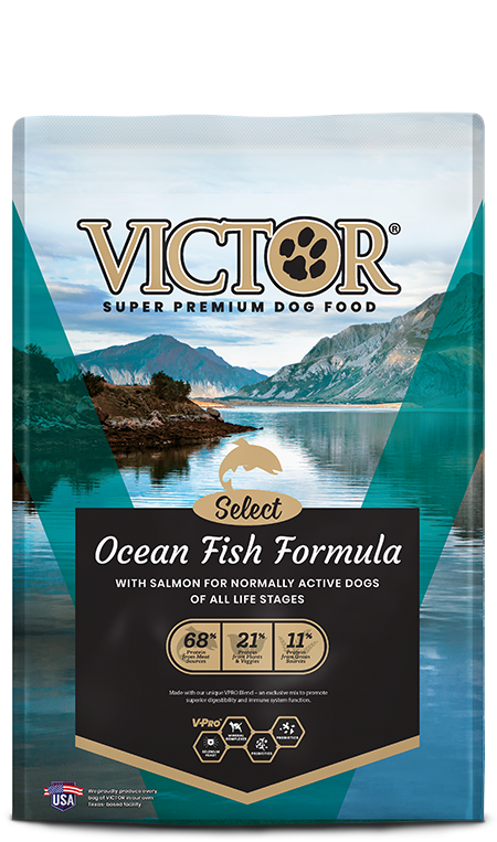Victor Select Ocean Fish Formula With Salmon, Size: 5 LB