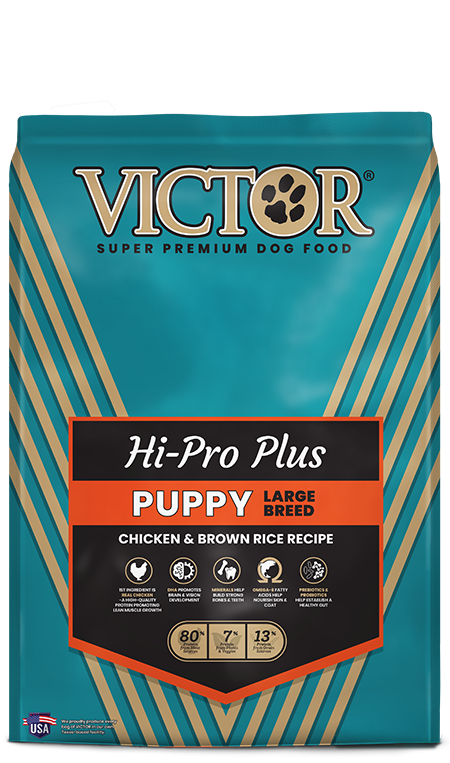 Victor Hi-Pro Plus Large Breed Puppy, Size: 15 LB