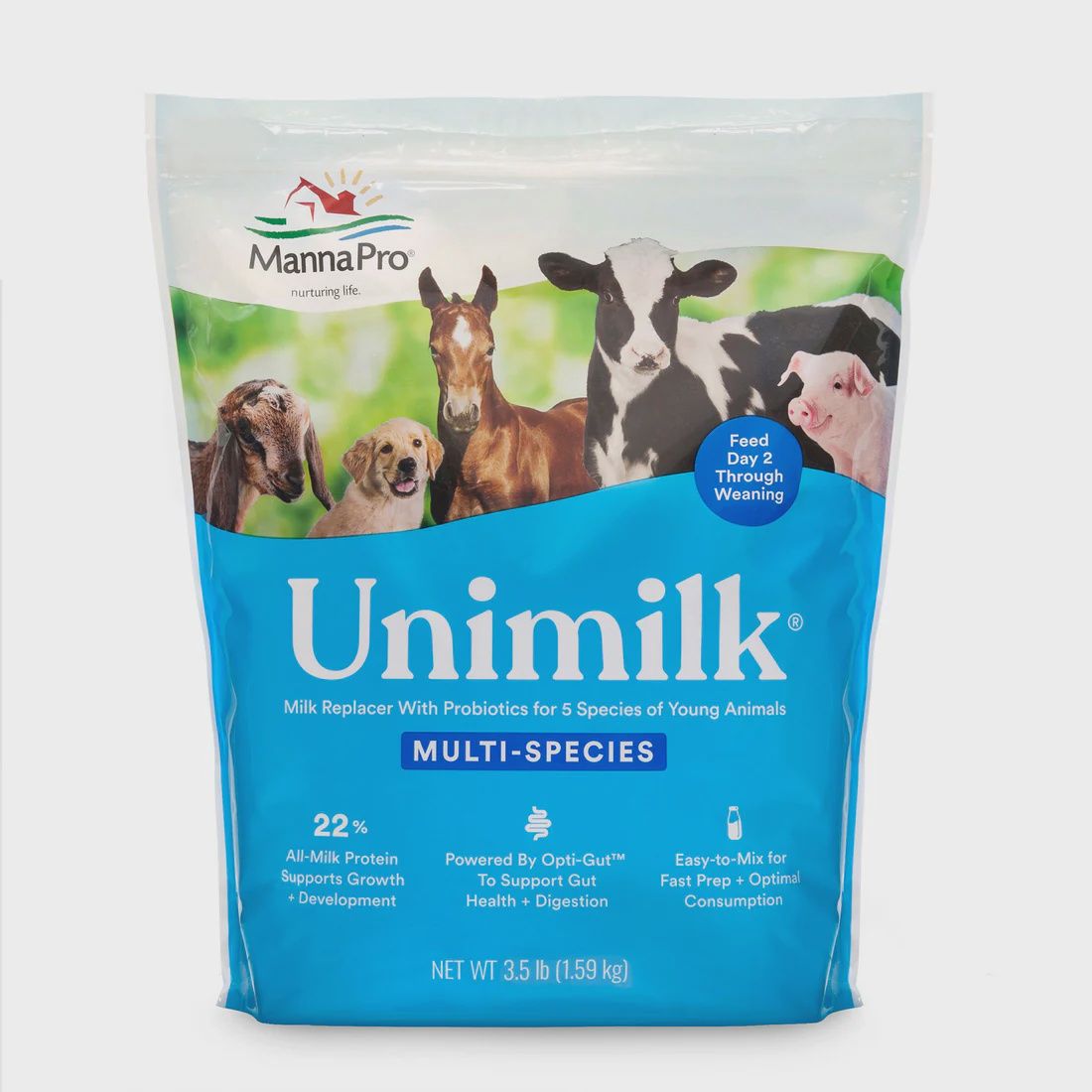 Manna Pro Unimilk Multi-Species Milk Replacer, Size: 9 LBS