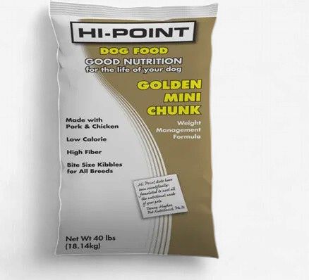 Hi-Point Golden Mini Chunk Weight Management Formula Dog Food - 40LB