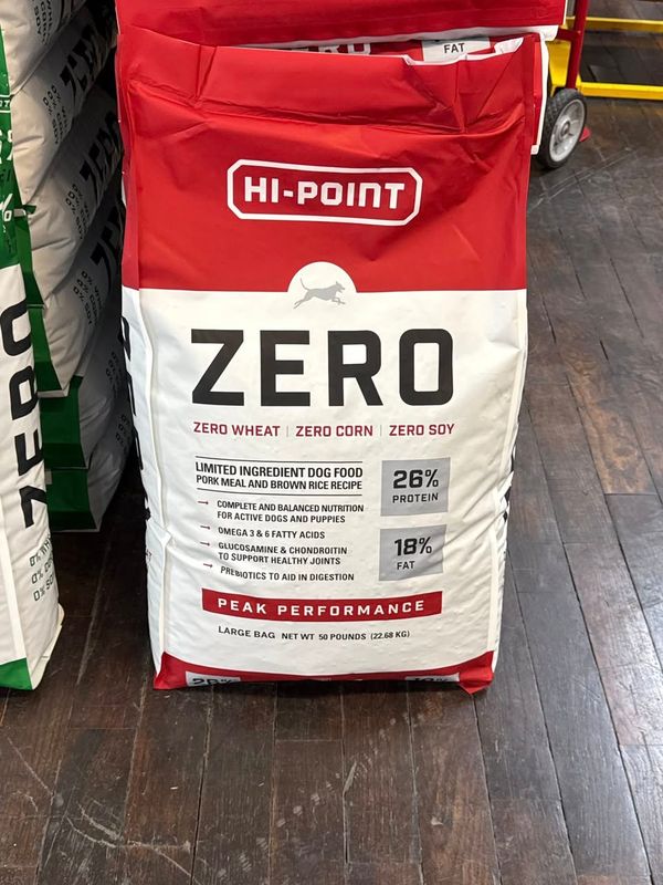 Hi-Point Zero Limited Ingredient Dog Food - 50 LB