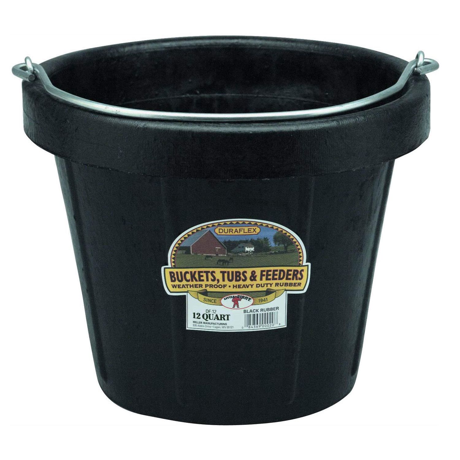 Rubber Bucket - 12 Quarts