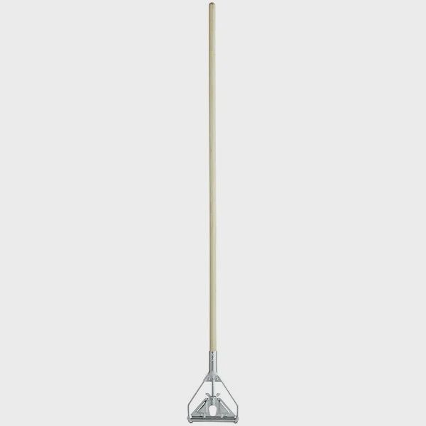 60" Wooden Mop Handle with Stirrup-Style End