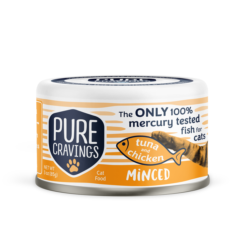 Pure Cravings Minced Tuna and Chicken, Type: Pack of 12