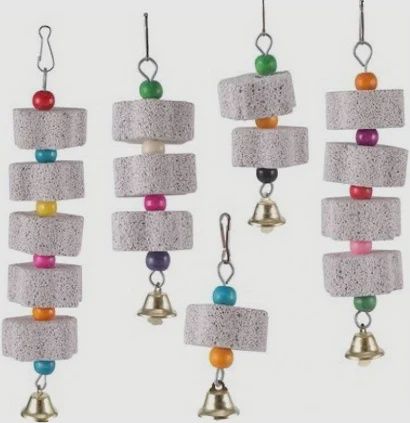 Pumice Stone Bird Grinding Stone, Bird Toy, Size: 1 Pumice Stone Toy