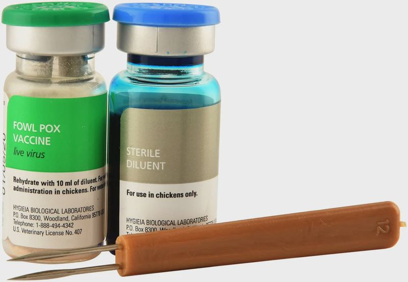 Fowl Pox Vaccine for Chickens, 1000 Doses
