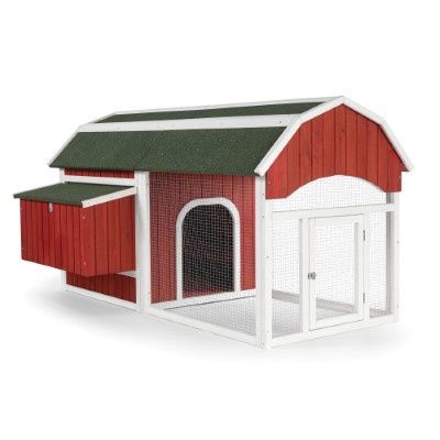 Red Barn Chicken Coop for Breeding