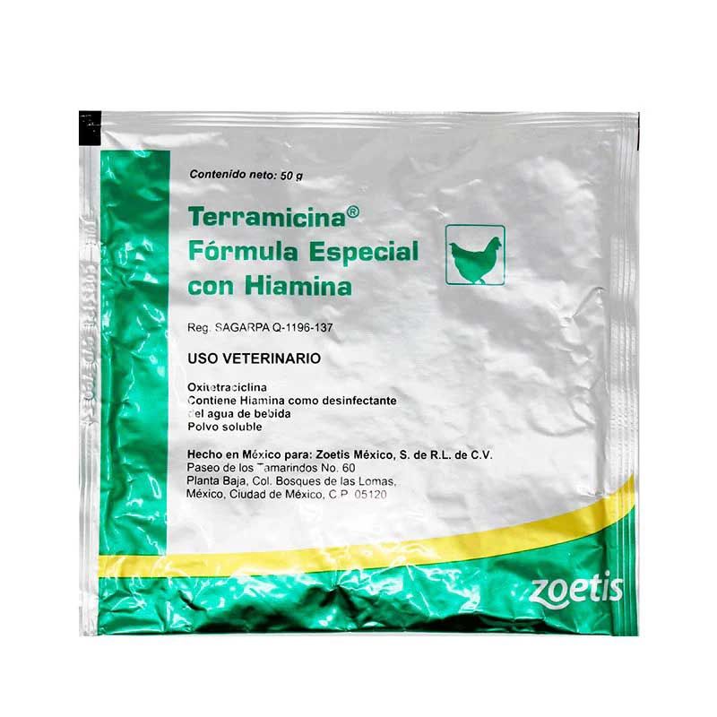 Terramicina Fórmula Especial con Hiamina