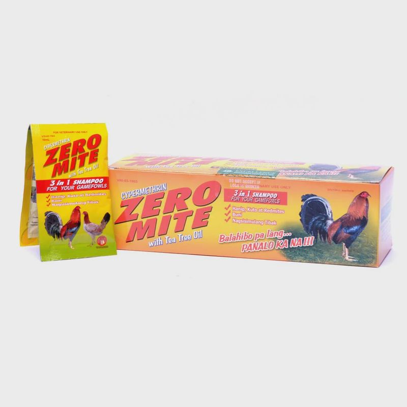 Zero Mite 3-in-1 Shampoo, 10 mL