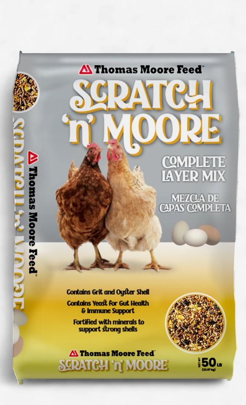 Thomas Moore 16% Scratch N’ Moore Complete Layer - 50 lb