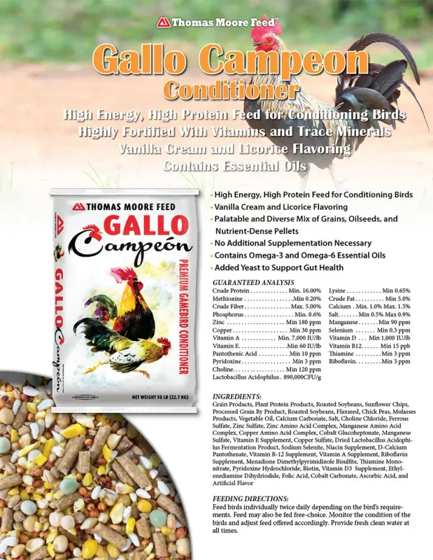 Thomas Moore Gallo Campeon Conditioner